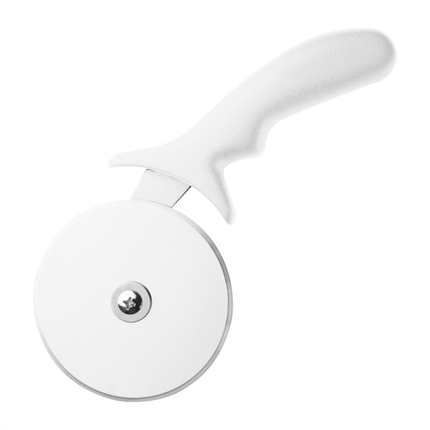Pizza Cutter S/S Plastic Handle 100mm - White